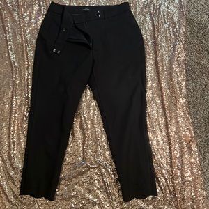 Ann Taylor The straight crop black pant size 8